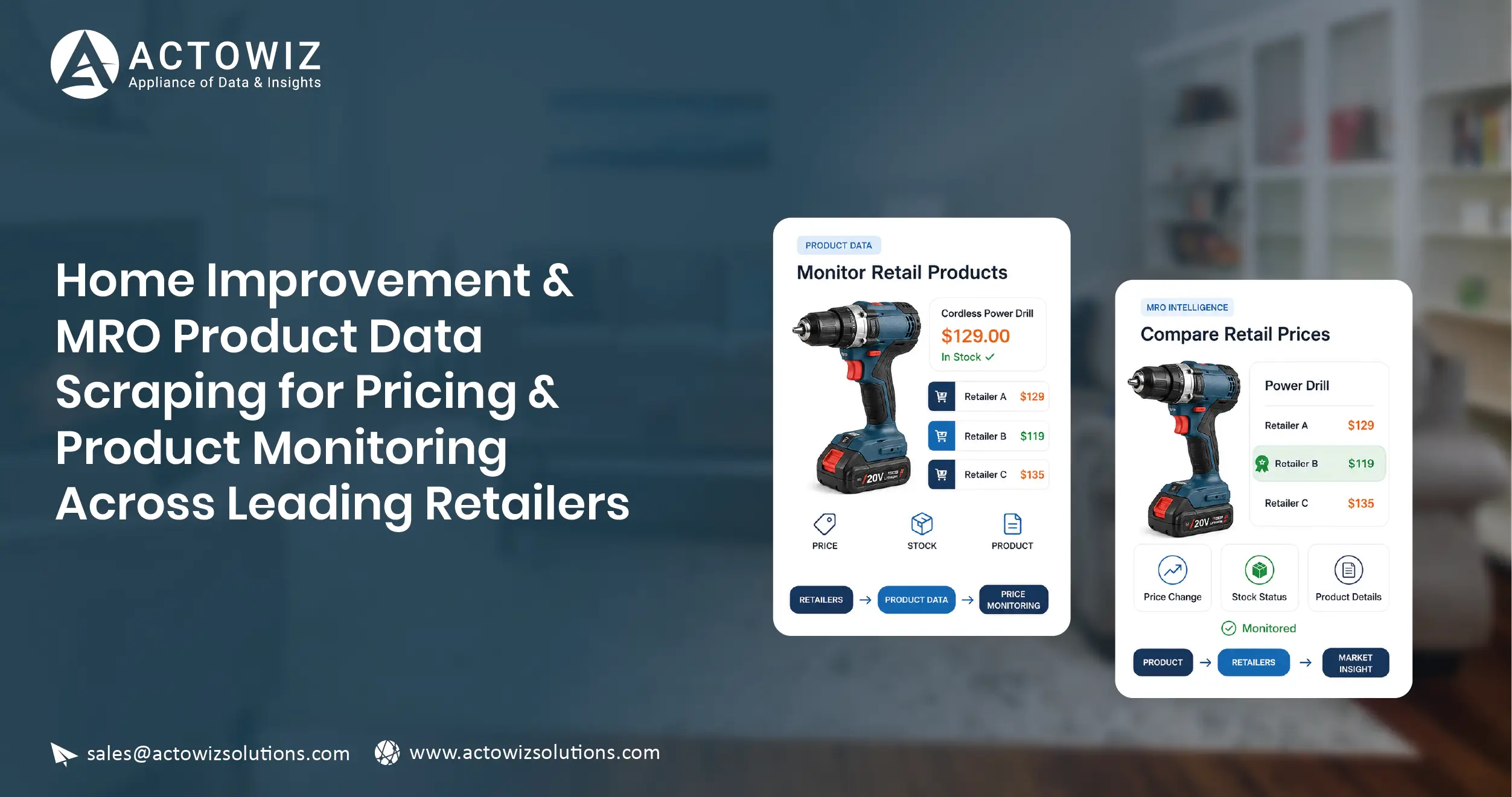 Home Improvement & MRO Product Data Scraping
